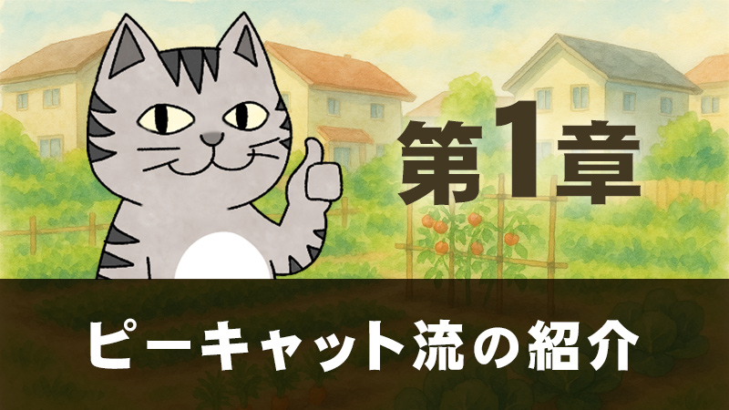 第１章　ピーキャット流の紹介
