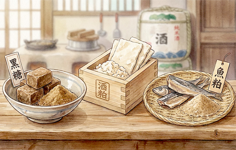 有機栽培の前身は「身近に使えるモノを使っていった」栽培です